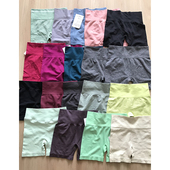 有些带吊pai 瑜伽裤 5折清仓 出口美丽guo短款