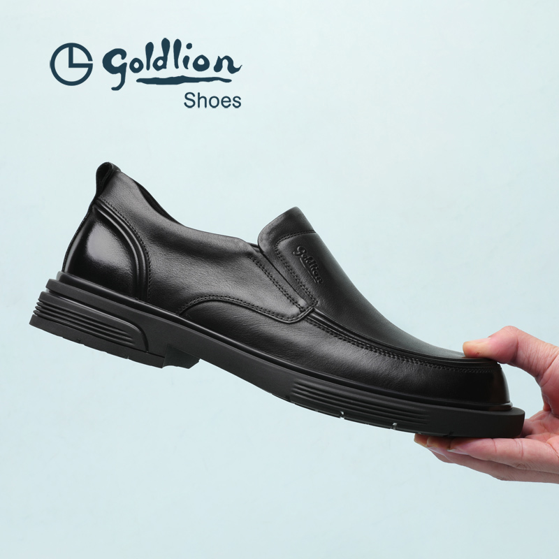 金利来男鞋四季商务休闲舒适套脚