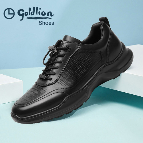 金利来皮鞋男秋季一脚蹬经典百搭