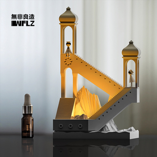 无非良造山海之城香薰灯氛围灯扩香石小夜灯床头灯生日礼物女生