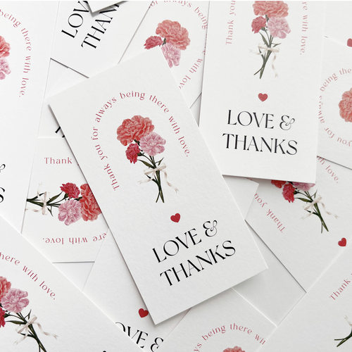 母亲节花束卡片贺卡鲜花礼物伴手礼装饰小卡片生日祝福留言感谢卡