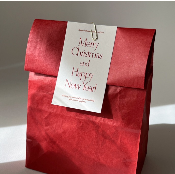 60片圣诞节卡片merry christmas happy new year新年礼物包装贺卡