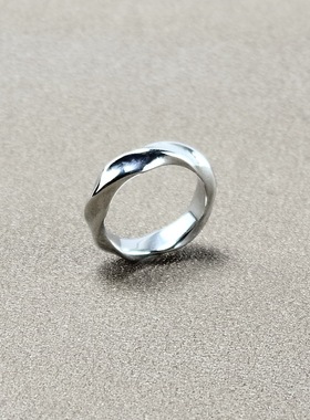 戒指男不锈钢不掉色高级感