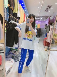 2020新款拉拉波波LALABOBO潮牌打底裤 休闲裤 运动卫裤568567