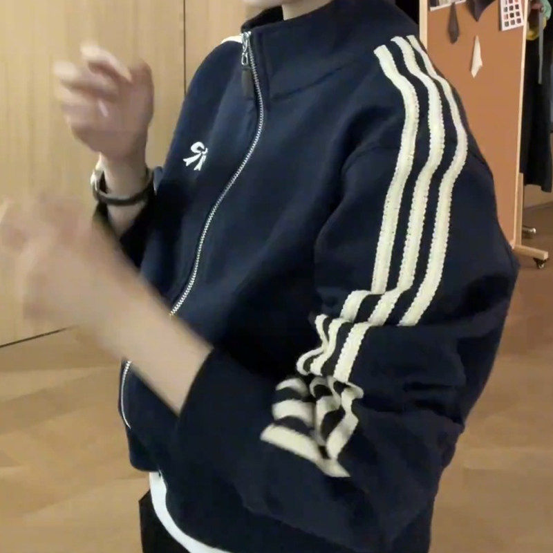 短款棒球服外套女2025春季新款小个子爆款休闲 百搭夹克开 衫上衣