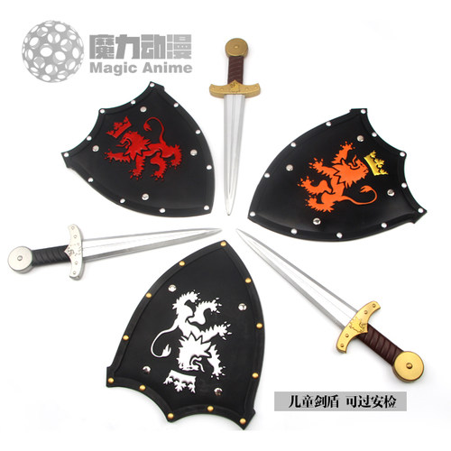 PU仿真儿童软胶武器剑盾