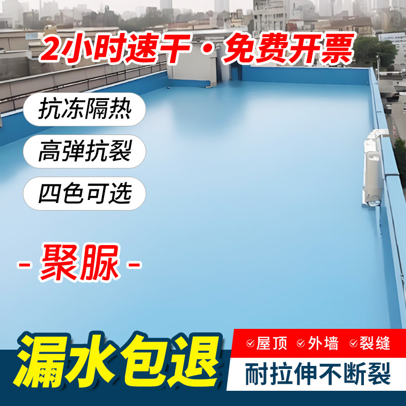 防水补漏屋顶材料专用防水材料修补裂缝聚脲防水涂料防漏胶补漏王
