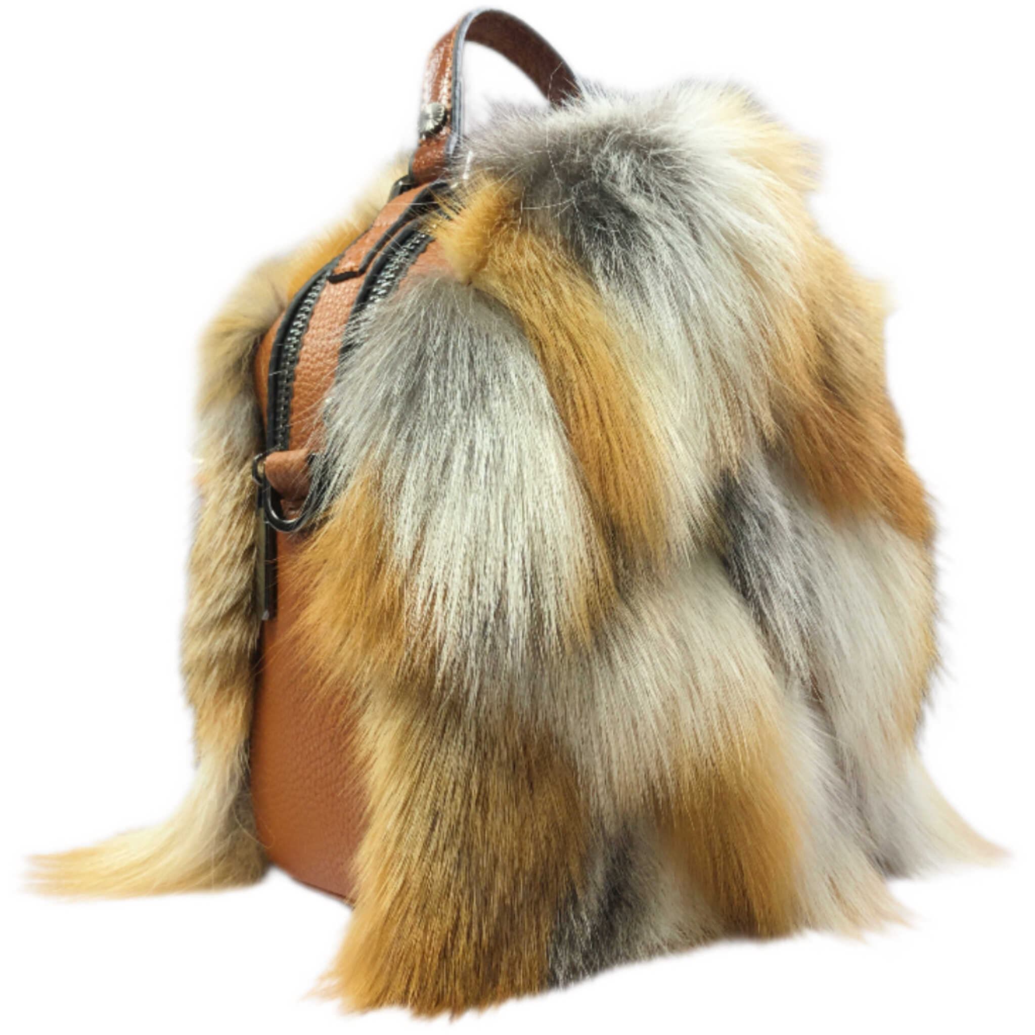 冬季新款狐狸毛皮草相机包韩版女士包袋手拿包红狐毛手提斜跨毛包