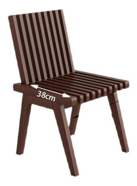 中古折叠钢琴椅实木餐椅家用设计师靠背椅子茶几卧室化妆椅