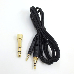 带6.35插头森海HD598 HD599 HD595 HD579 HD558 HD518编织耳机线