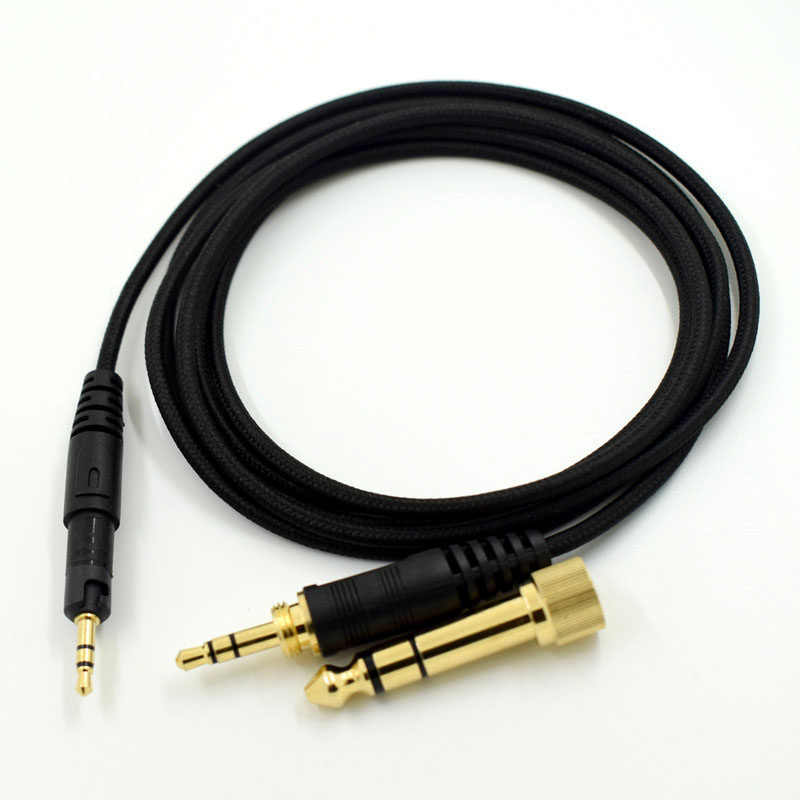 适用于铁三角ATH-M70x M60x M50x M40x耳机线编织线音频线通用线