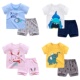 kids shirt children Summer clothes baby girls shorts boys