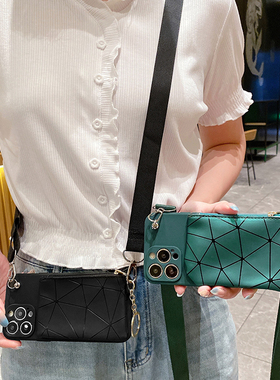 适用红米k60手机壳civi2拉链零钱包新款note8pro斜挎背带note9挂绳k40全包镜头note12pro防摔套小米13/13pro