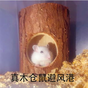 仓鼠窝真木仓鼠躲避屋金丝熊躲避屋玩具乐园造景仓鼠用品大全
