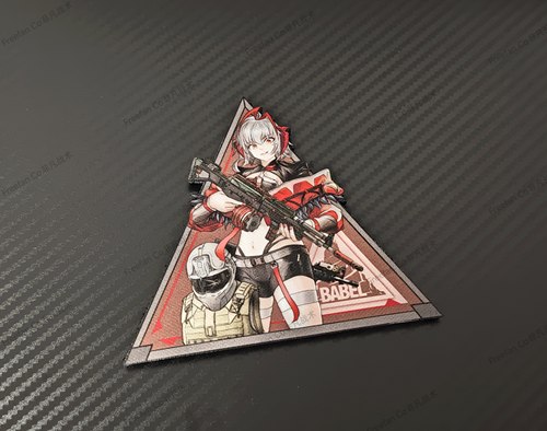 明日方舟维什戴尔暗区风格战术士气章军迷魔术贴毛面户外贴章陈鑫