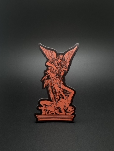 NoctisMorte圣弥额尔武装天使战术魔术贴军迷士气章皮材质个性章