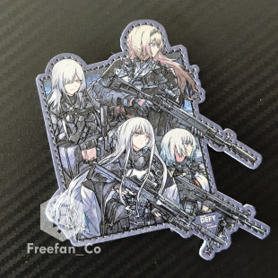 AN94 RPK16 少女前线忤逆小队TeamDEFY同人魔术贴AK12 AK15