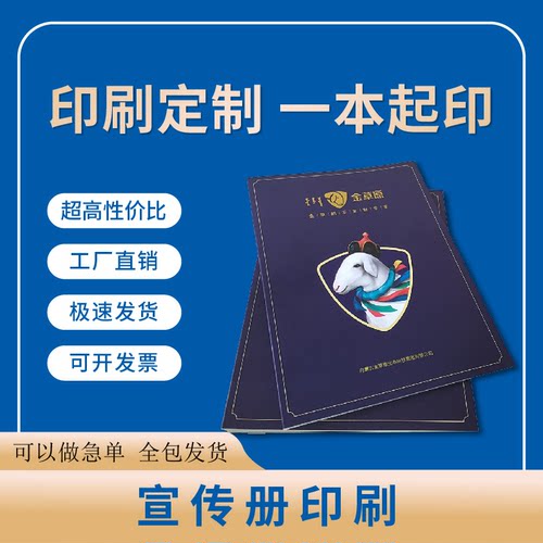 宣传册画册说明书折页合同小册子
