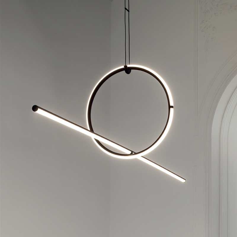 意大利几何线条Arrangements吊灯极简餐厅灯现代创意组合餐桌灯具