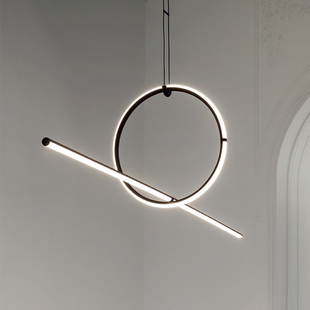 意大利几何线条Arrangements吊灯极简餐厅灯现代创意组合餐桌灯具