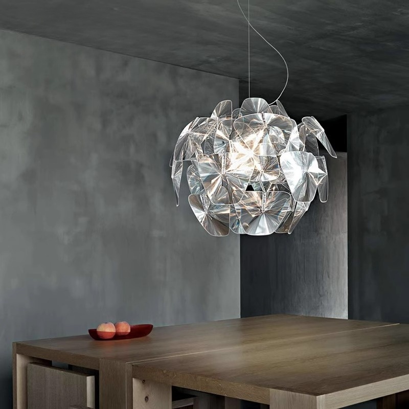 意大利极简轻奢Luceplan创意设计师简约卧室衣帽间灯餐厅松果吊灯