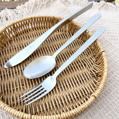 德国wmf旗下Auerhahn 18-10不锈钢西餐具牛排刀叉勺3件套加厚哑光