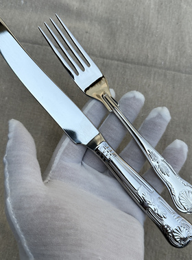 德国wmf 304不锈钢西餐餐具牛排刀叉成人吃饭西餐刀叉2件套