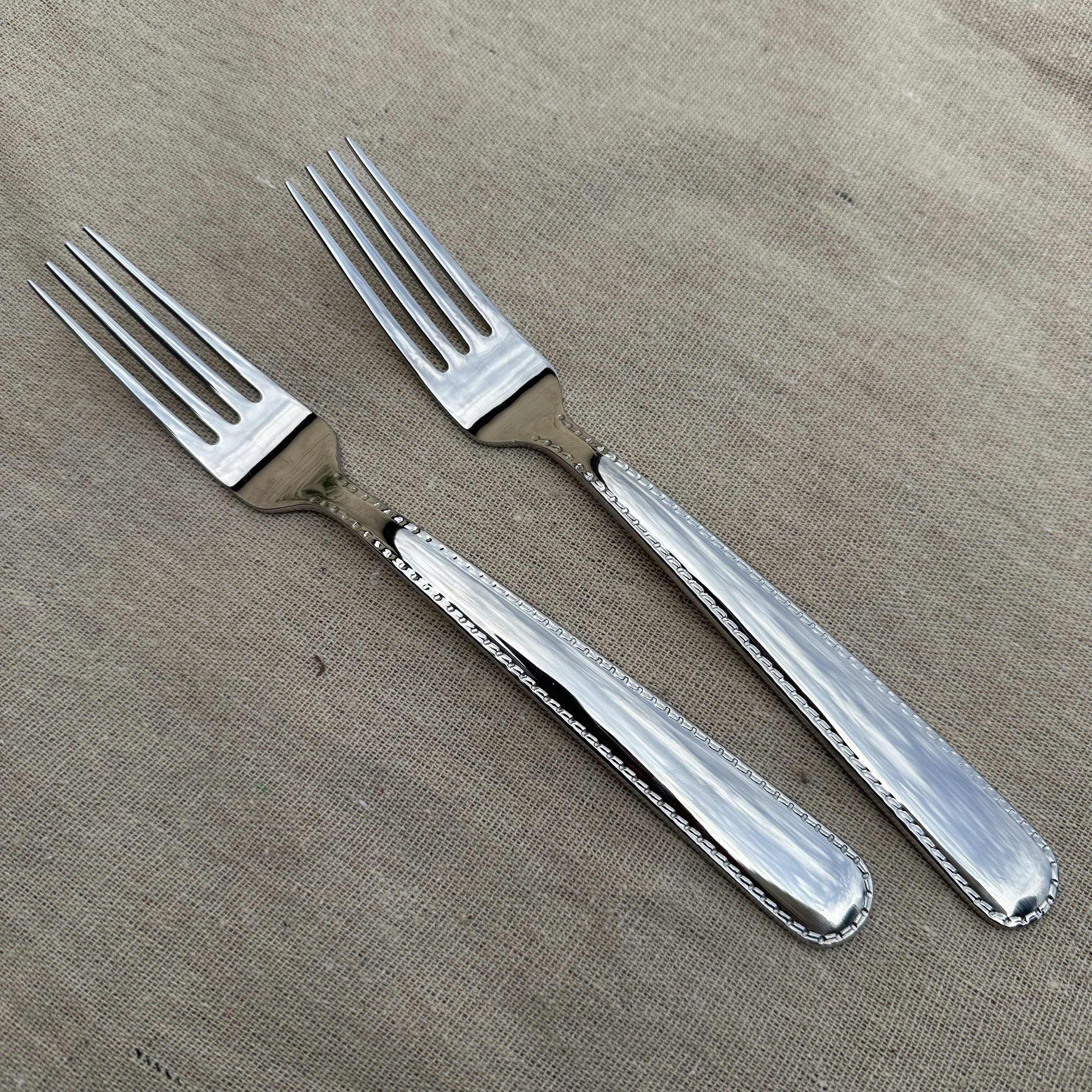 【好货捡漏】Reed 18-10不锈钢牛排叉子西餐花纹餐叉意大利面叉子