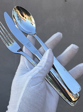 【瑕疵捡漏】德国双li人18-10不锈钢牛排刀叉2件套西餐刀叉勺套装