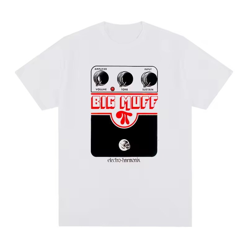 欧美摇滚乐队效果器电吉他big muff fuzz法滋短袖T恤男女过载失真