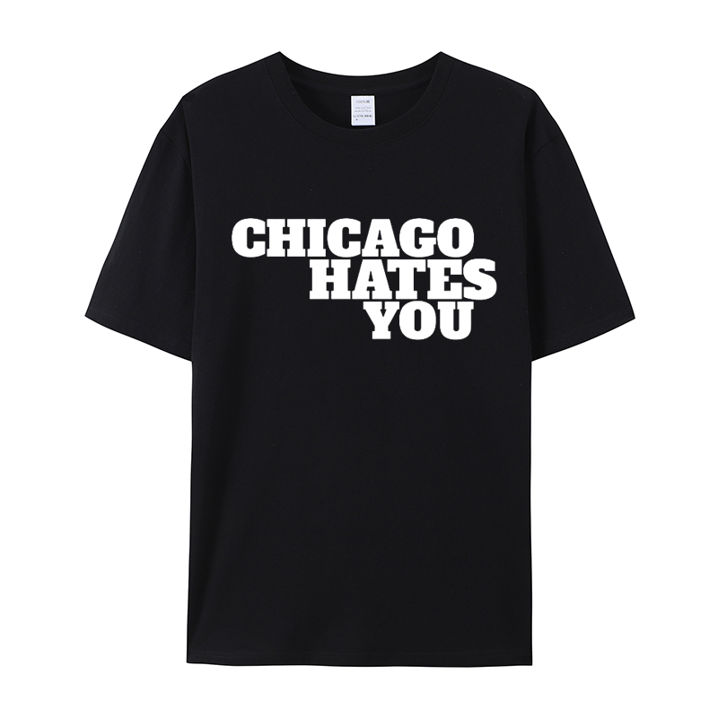 Rapper Chief Keef Chicago Hates You Same 短袖T恤男女上衣夏季