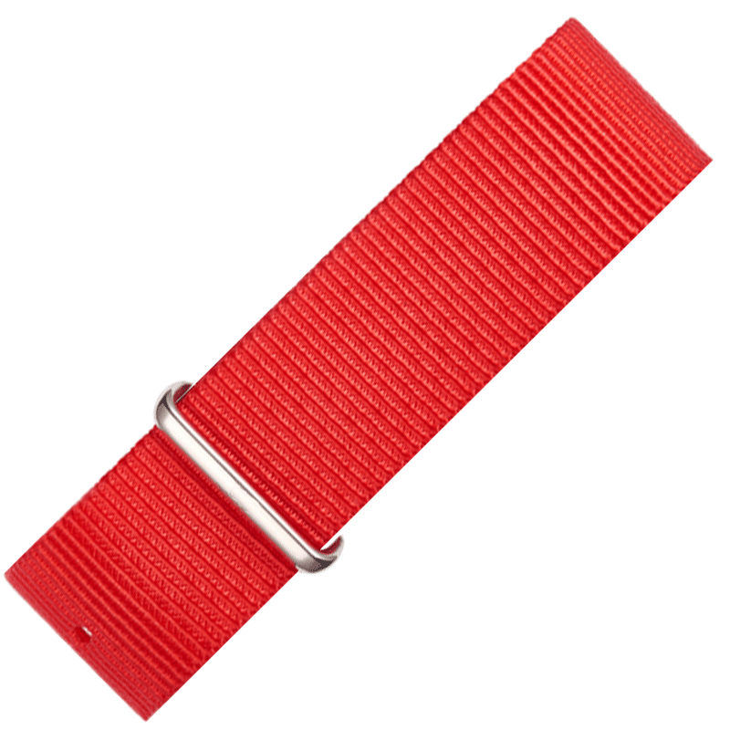 亨诺代用dw尼龙手表带 黑色红色透气通用DW帆布表链手表带真皮12