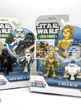 星球大战白兵黑武士R2D23PO人偶