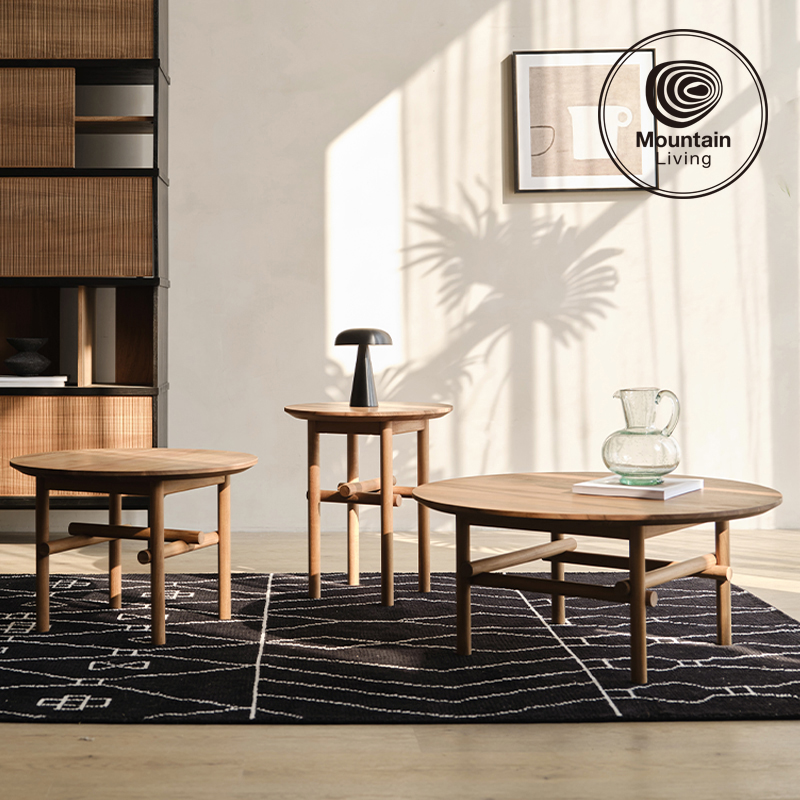 原装进口柚木纯实木茶几组