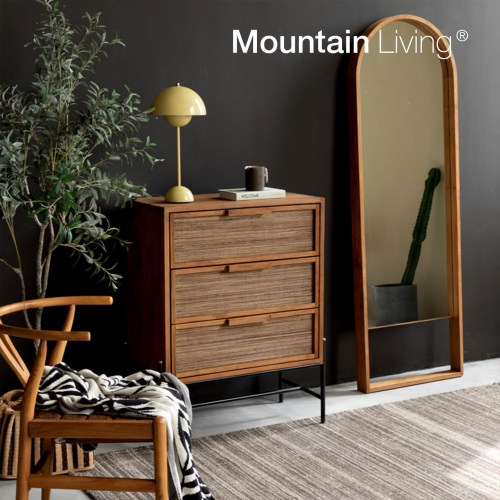 Mountainliving进口柚木三斗柜
