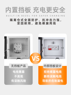 家用桩插座箱防雨室外户外电箱工厂新能源电动汽车保护箱电防尘