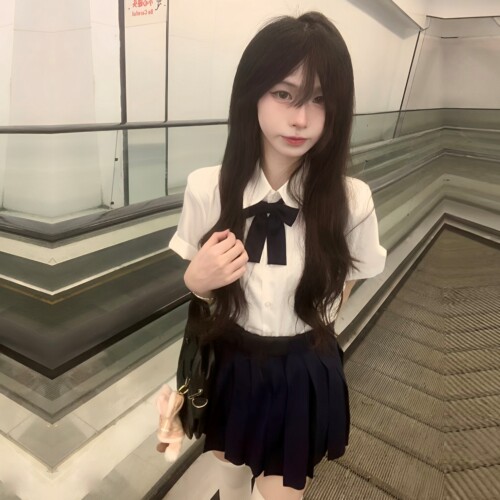 原创jk制服衬衫百褶裙套装