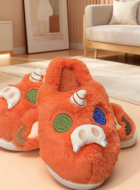 猪猪半包拖鞋塞尔达周边波克布林毛绒家居拖鞋