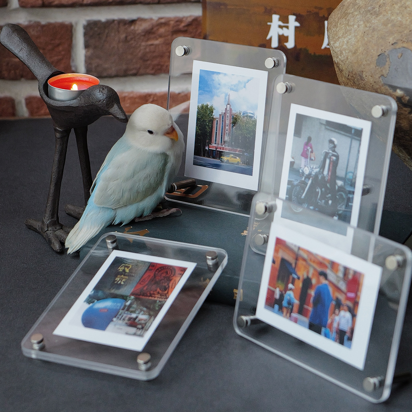 亚克力高透拍立得相框