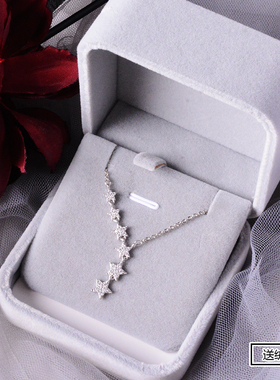 s925项链小众百搭十字链女