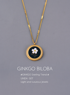 纯银项链中国风复古墨绿