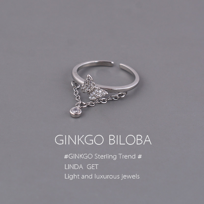 925纯银戒指女款轻奢小众设计