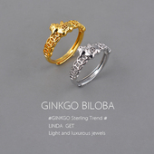 925纯银戒指 马上有钱铜钱女百搭开口指环2026新款 马年首饰潮刻字