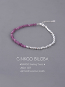 925纯银碎银几两手链女高级轻奢小众2023年新款 手环手串闺蜜刻字