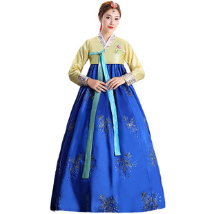 摄影女装写真韩服演出服传统大码礼服舞蹈服装服饰表演韩国裙子