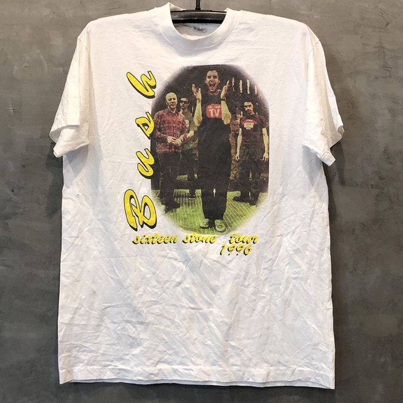 复古欧美ins超火oversize宽松古着vintage短袖t恤男女潮流个性