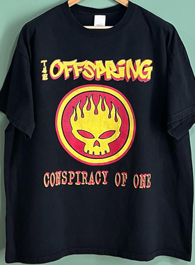 The Offspring后裔乐队硬核摇滚hiphop美式高街专辑短袖T恤潮tee