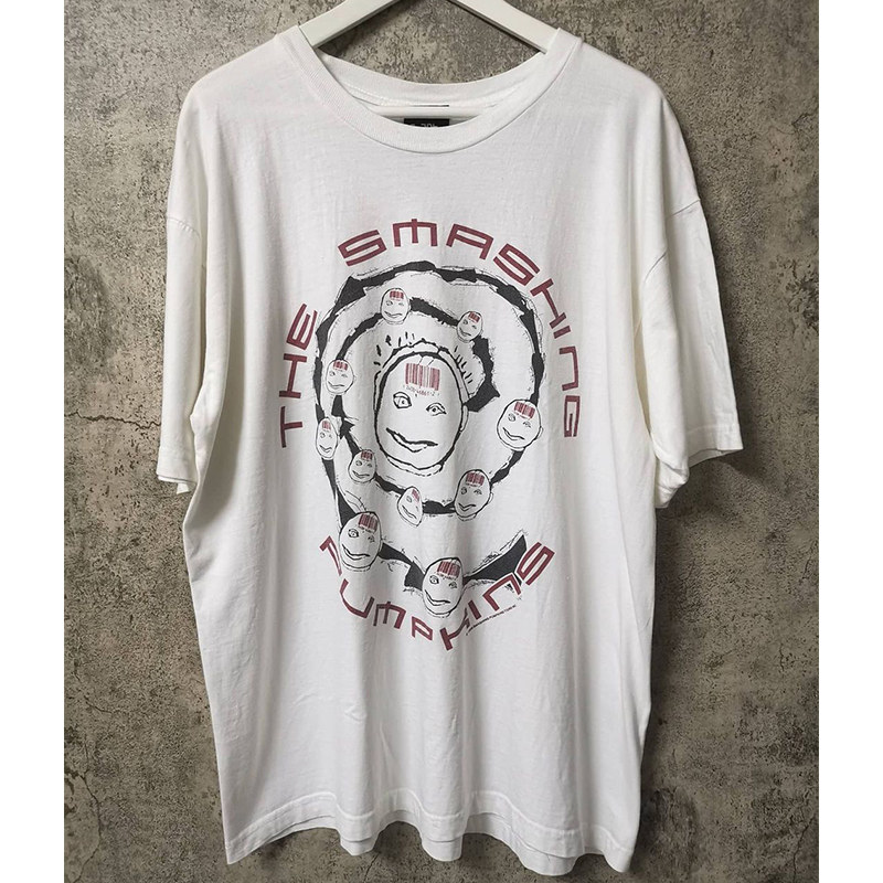 The Smashing Pumpkins碎南瓜乐队摇滚短袖男女款高街潮牌宽松T恤