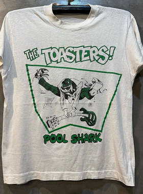 The Toasters欧美摇滚歌手Y2K街头潮重磅棉短袖oversize男女Tee恤