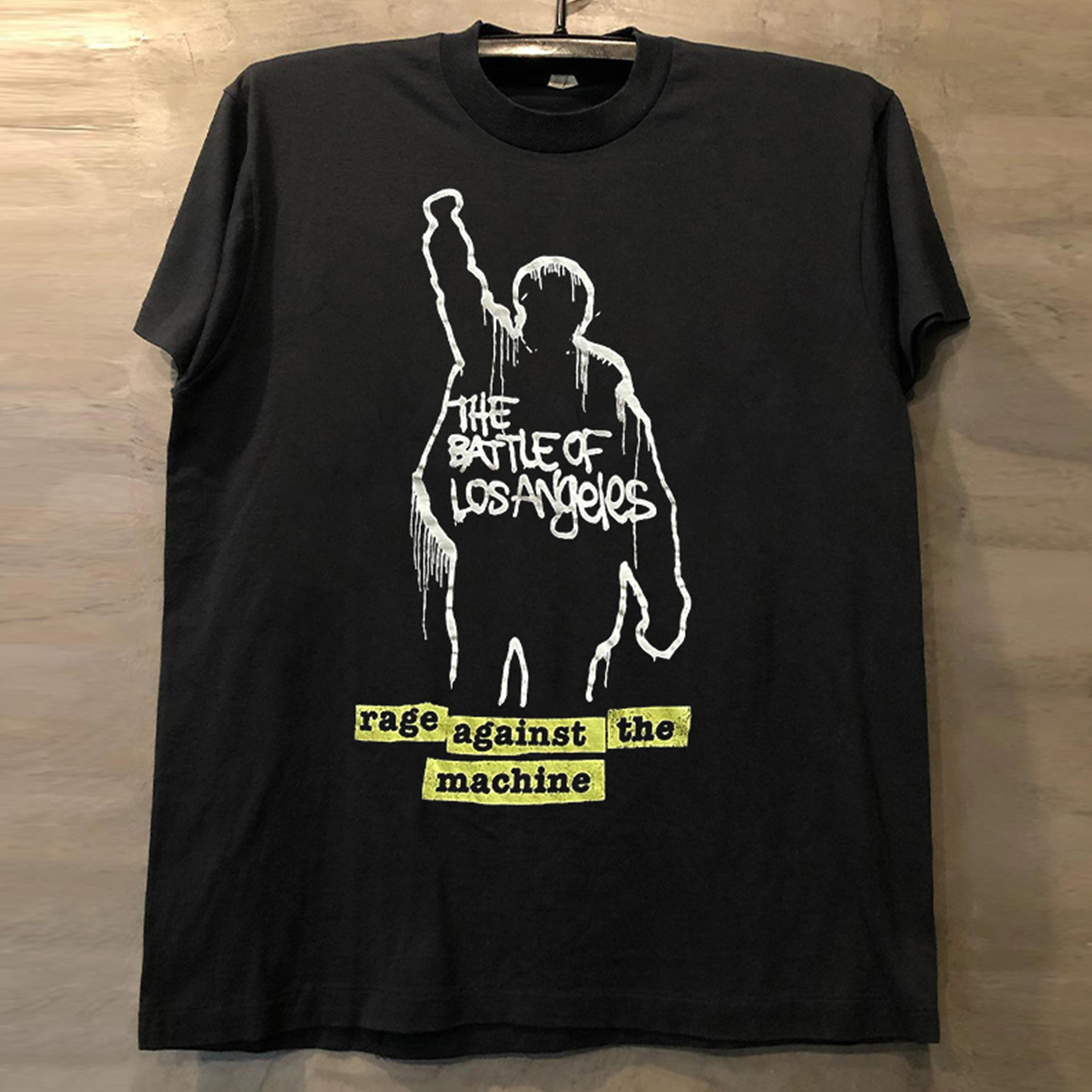 愤怒机器乐队美式重磅棉短袖T恤